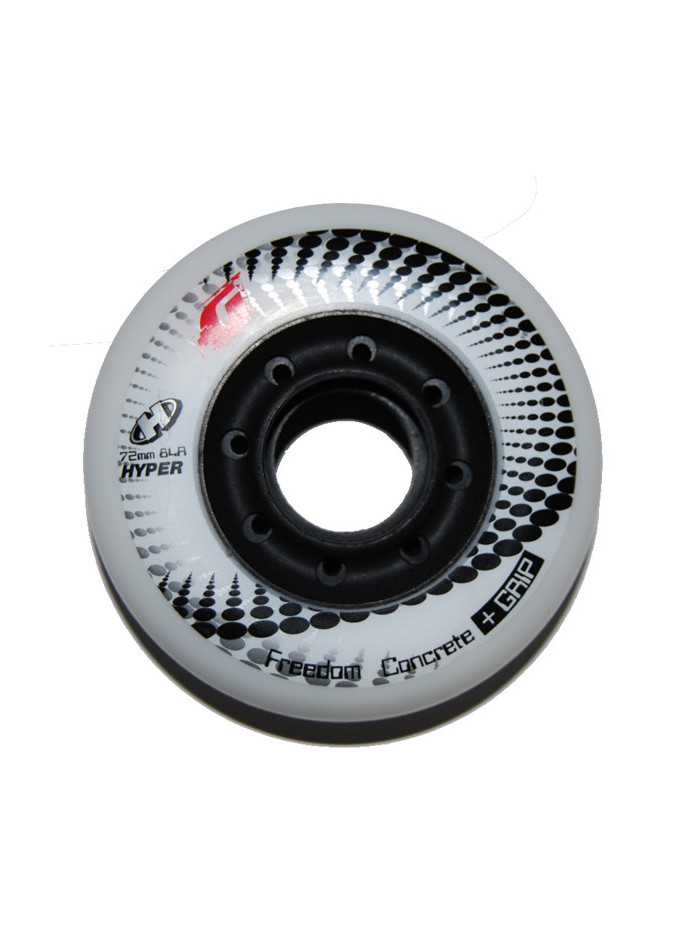 Skates Wheels - HYPER Concrete + Grip - 72mm 84a - Set of 4