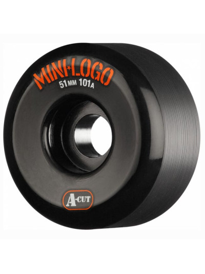 Roue Skate - MINI LOGO A-Cut - Noir - 51mm 101a - Jeu de 4