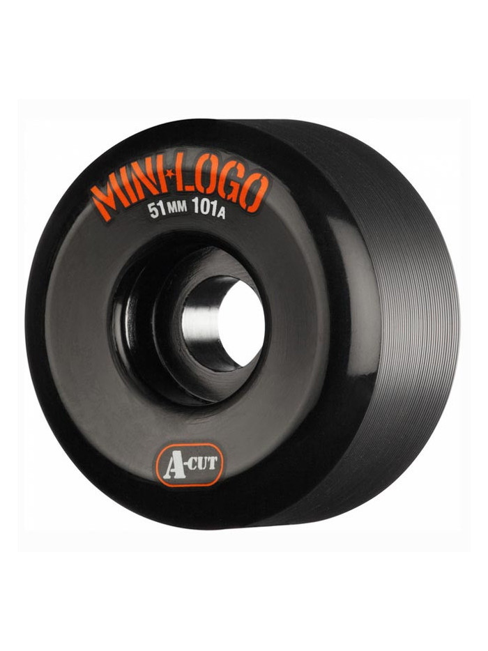 Roue Skate - MINI LOGO A-Cut - Noir - 51mm 101a - Jeu de 4