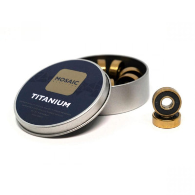 Skateboard Bearings - MOSAIC Super Titanium 1 - ABEC-7 - Set of 8