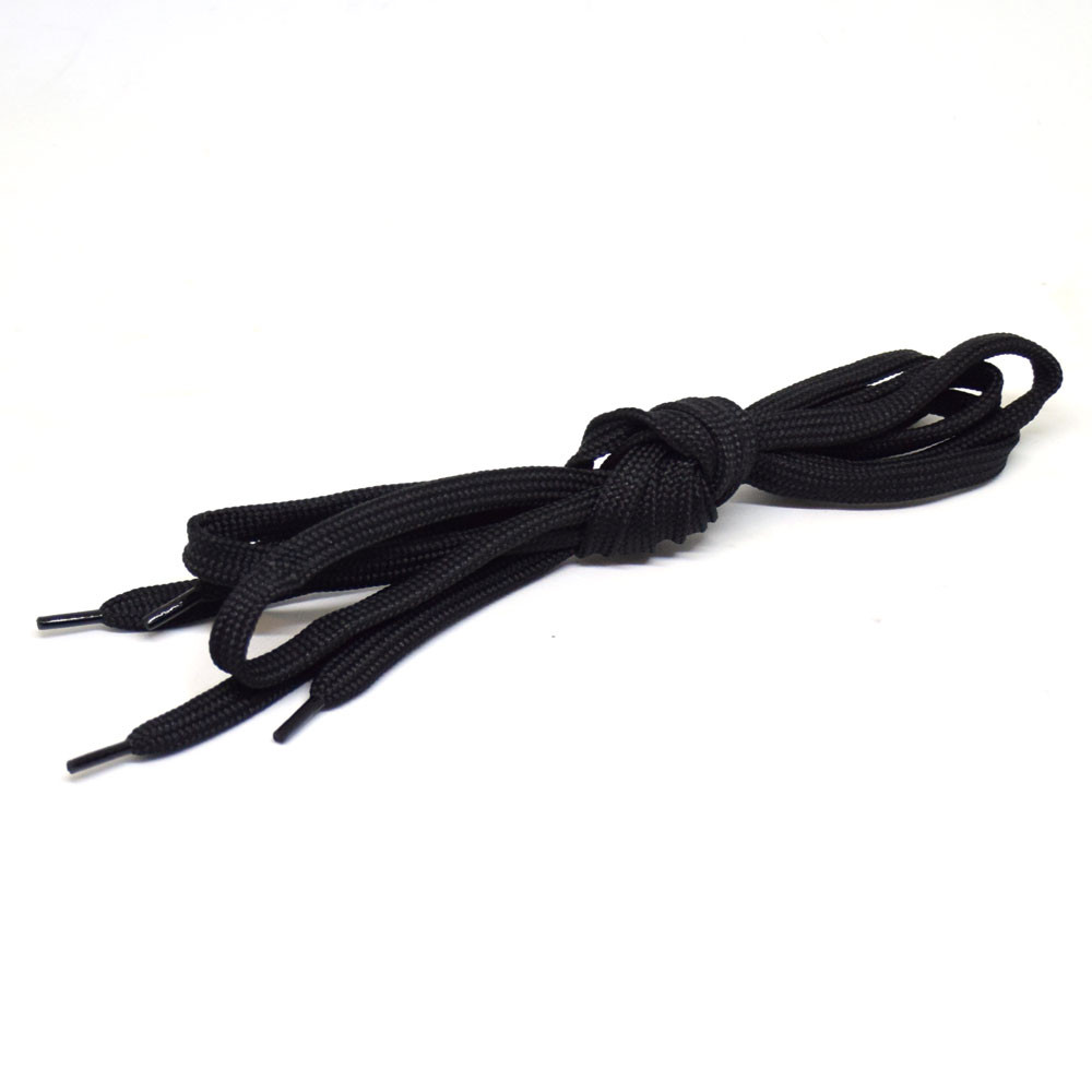 Laces - ROCES Flat - Black - Pair