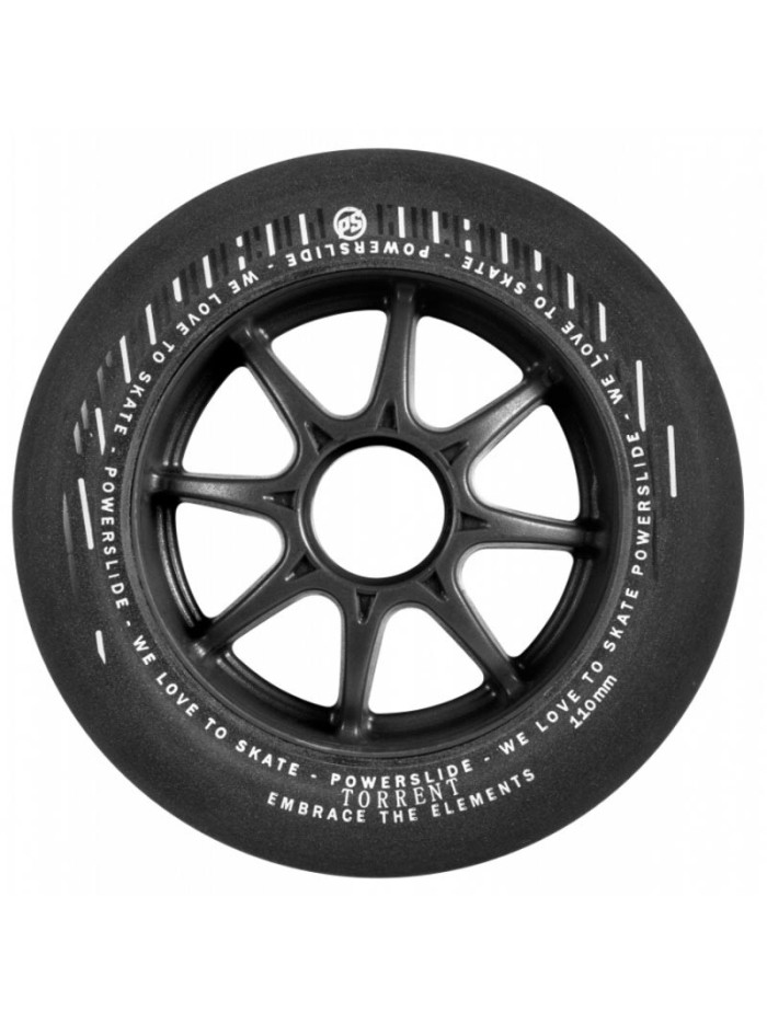 Skates Wheels - POWERSLIDE Torrent Rain - 110mm 84a - Set of 4
