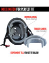 Casque Visière Roller - TRIPLE EIGHT Sweatsaver - Noir