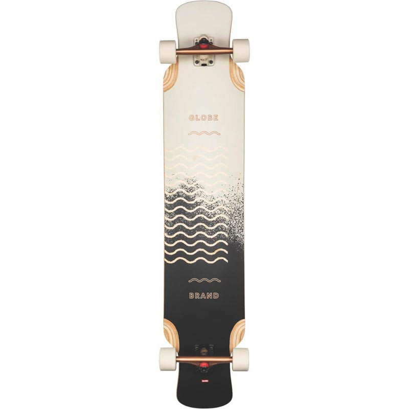 Longboard Dancing Skate - GLOBE Geminon XL - Spray Waves - 47"