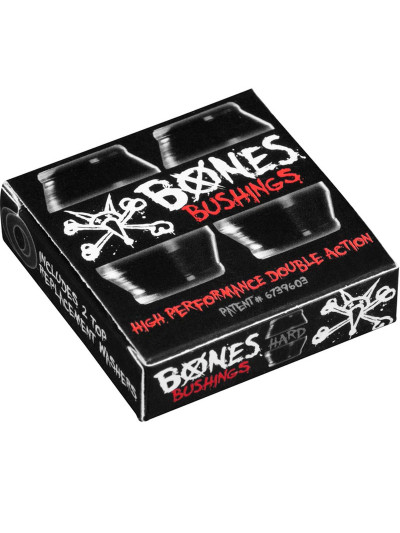 Bushing Skate - BONES - Noir - Dur - Jeu de 4