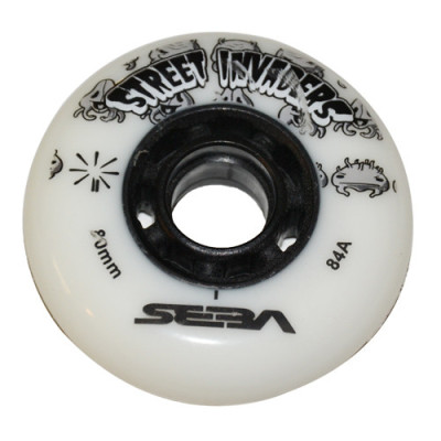 Roue Roller - SEBA Street Invaders - 76mm 84a - Blanc - Unité