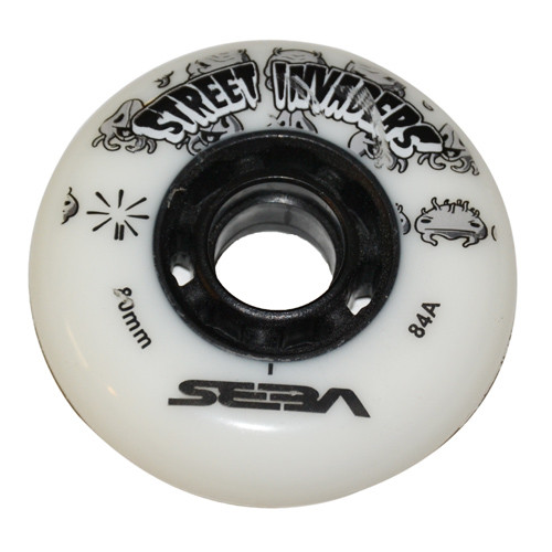 Roue Roller - SEBA Street Invaders - 76mm 84a - Blanc - Unité