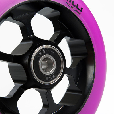 Roue Trottinette - CHILLI Honeycomb - 110mm Violette - Unité