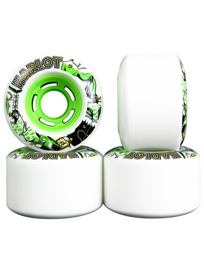 Roue Longboard - VENOM Harlot Cobra Core - Verte - 71mm 80a - Jeu de 4