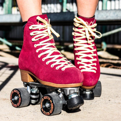 Recreational Roller Skates - CHUFFED SKATES Wanderer - Burgundy