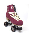 Recreational Roller Skates - CHUFFED SKATES Wanderer - Burgundy