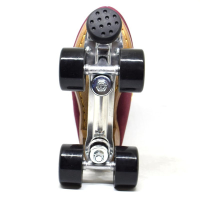 Recreational Roller Skates - CHUFFED SKATES Wanderer - Burgundy