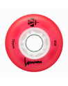 Skates Wheels - LUMINOUS - 72mm 85a - Red - Set of 4