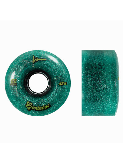Lightning Wheels - LUMINOUS Quad - 62mm 85a - Jade Glitter - Set of 4