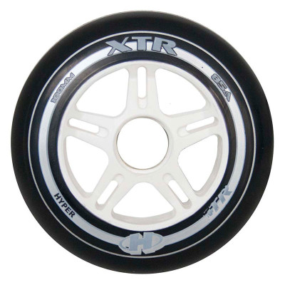 Skates Wheels - HYPER XTR - 100mm 85a - Black - Unit