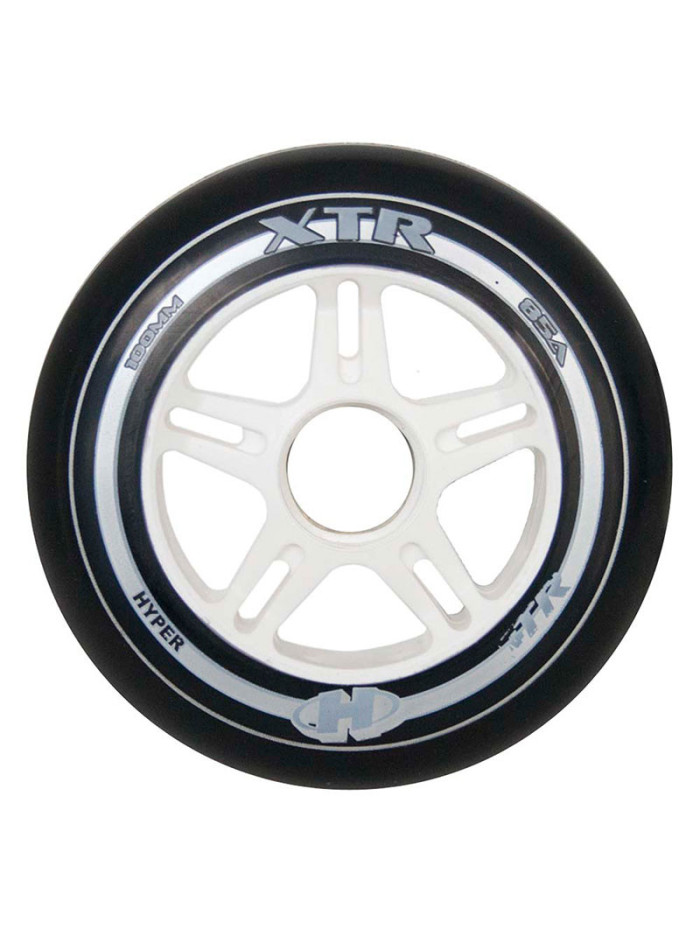 Skates Wheels - HYPER XTR - 100mm 85a - Black - Unit