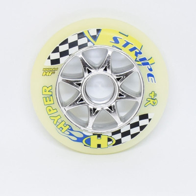Skates Wheels - HYPER Stripe - 100mm 85a - Set of 8