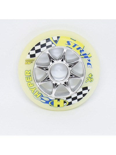 Skates Wheels - HYPER Stripe - 100mm 85a - Set of 8