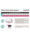 Roller Derby Skates - HYPNO Eos - Package sizing chart
