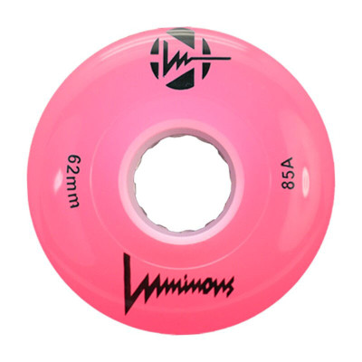Lightning Wheels - LUMINOUS Quad - 62mm 85a - Pink - Set of 4