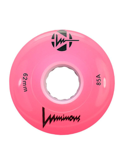 Lightning Wheels - LUMINOUS Quad - 62mm 85a - Pink - Set of 4