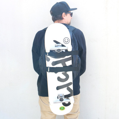 Sac à Dos Skateboard - CLIC-N-ROLL - Noir