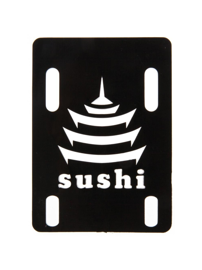 Skateboard Riser Pads - SUSHI - Black - Pair