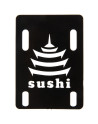 Skateboard Riser Pads - SUSHI - Black - Pair