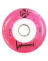 Skates Wheels - LUMINOUS - 80mm 84a - Glitter Pink - Set of 4
