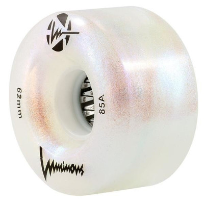 Lightning Wheels - LUMINOUS Quad - 62mm 85a - White Pearl - Set of 4