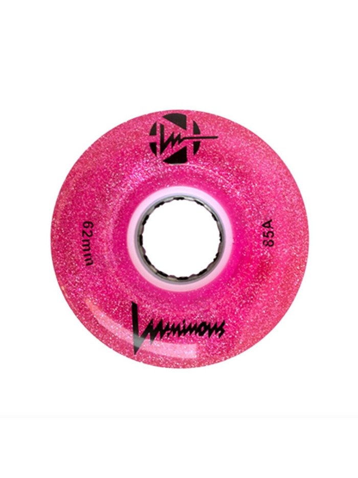 Roue Lumineuse - LUMINOUS Quad - 62mm 85a - Glitter Pink - Jeu de 4