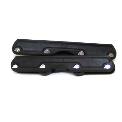 UFS Aggressive Skates Frames - GROUND CONTROL FLT3 - Black Chrome - Pair