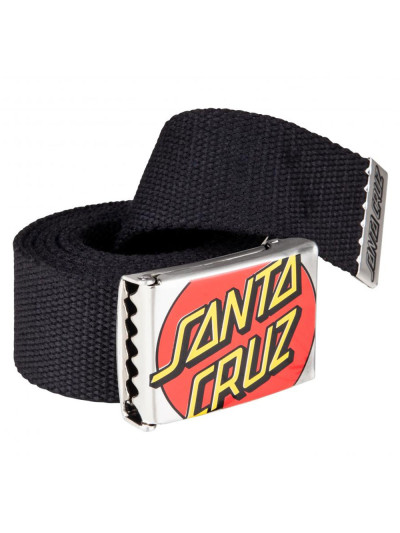 Skateboard Belt - SANTA CRUZ Crop Dot - Black
