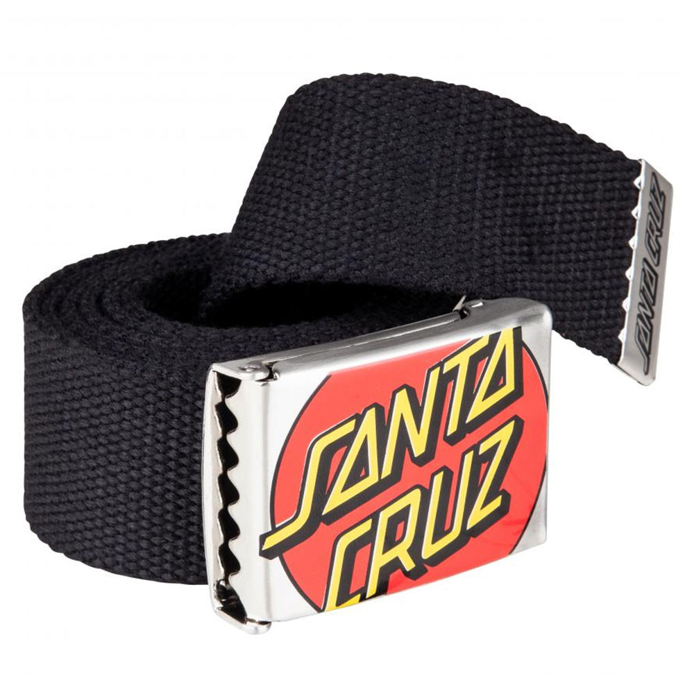 Skateboard Belt - SANTA CRUZ Crop Dot - Black