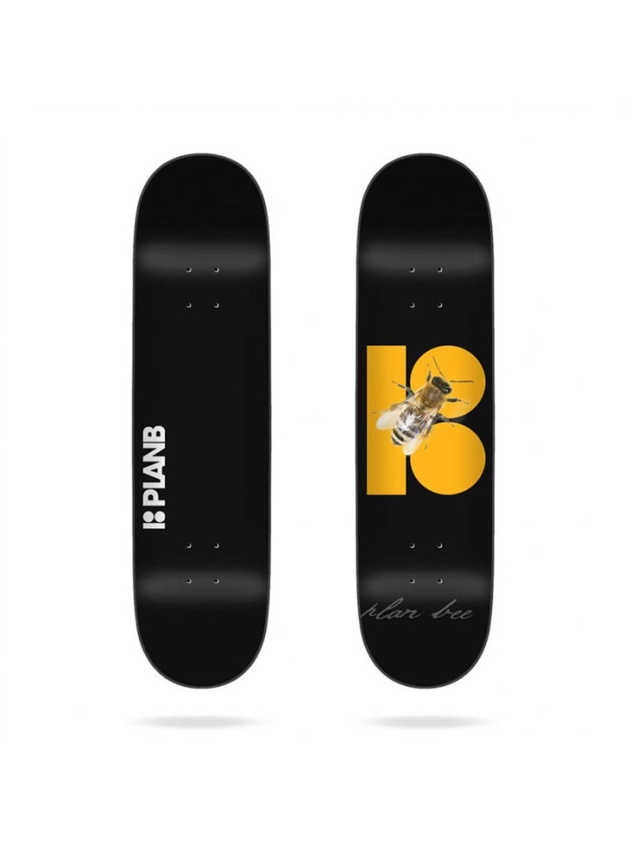 Skateboard Deck - PLAN B Bumble - Black - 8.25"