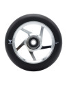 Roue Trottinette - TRIGGER 5 Spokes - 120mm x 30mm Chrome/Noir - Paire