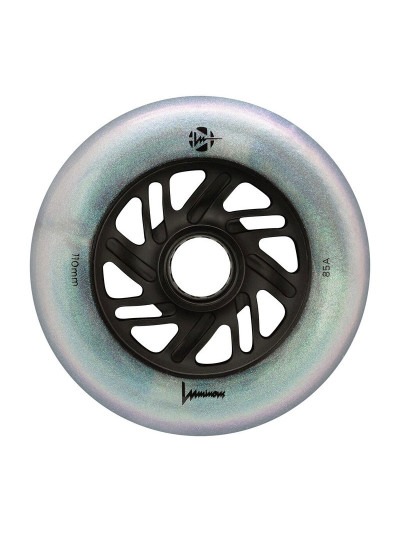 Roue Roller - LUMINOUS - 110mm 85a - Black Pearl - Jeu de 3