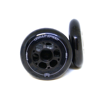 Skates Wheels - FR SKATES Urban Speed - 90mm 84a - Black - Set of 4