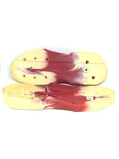 Soulplate Roller - ROCES M12 Pomegranate - Paire