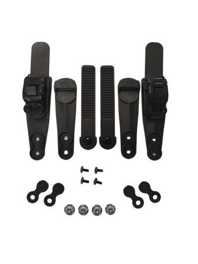 Skates Mid Buckle - FR SKATES Double Strap - Black - Pair