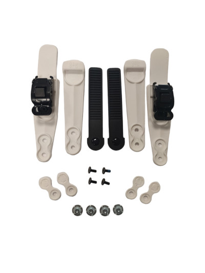Skates Mid Buckle - FR SKATES Double Strap - White - Pair