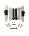 Bouche Coup de Pied Roller - FR SKATES Double Strap - Blanc - Paire