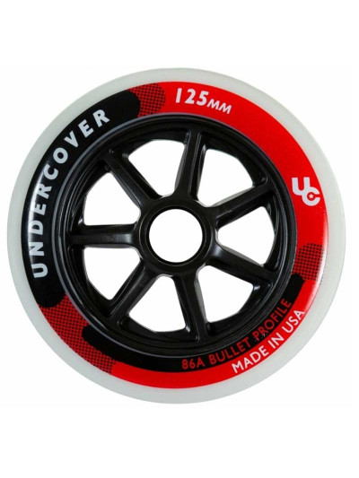 Skates Wheels - UNDERCOVER UC - 125mm 86a - Unit