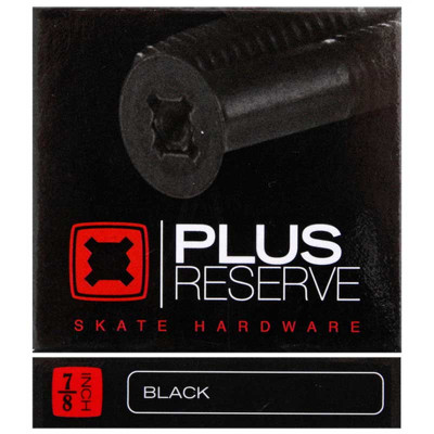 Skateboard Hardware - PLUS RESERVE - Phillips - 0.875" - Set of 8