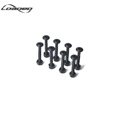 Skateboard Hardware - LOADED Button Head - Allen - 1.5" - Set of 8