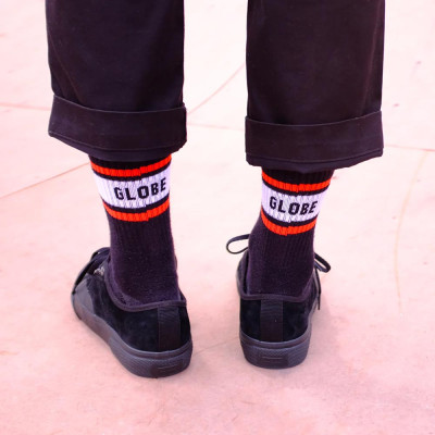 Chaussettes - GLOBE Triple Stripe Crew - Lot de 5