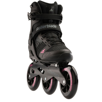 Fitness Women 3 Wheels Skates - ROLLERBLADE Macroblade - 110 3WD W Black Orchid