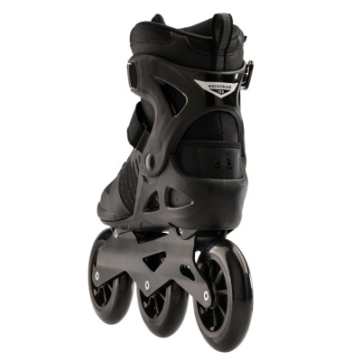 Roller Femme 3 Roues Fitness - ROLLERBLADE Macroblade - 110 3WD W Noir Orchidée
