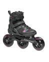 Roller Femme 3 Roues Fitness - ROLLERBLADE Macroblade - 110 3WD W Noir Orchidée