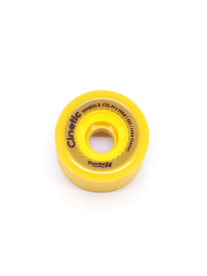 Roue Longboard - CINETIC Fractal - 64mm 80a - Jeu de 4